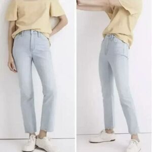 NEW Madewell‎ Slim Demi-Boot Jeans in Bellmeade Wash, 25, AN327